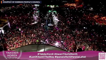 Leni Robredo campaign rally in Baguio