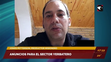 Anuncios para el sector yerbatero. Entrevista a Jonás Petterson, productor misionero.