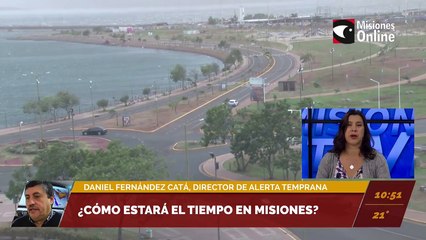 ¿Cómo estará el tiempo en Misiones? Entrevista a Daniel Fernández Catá, director de Alerta Temprana.