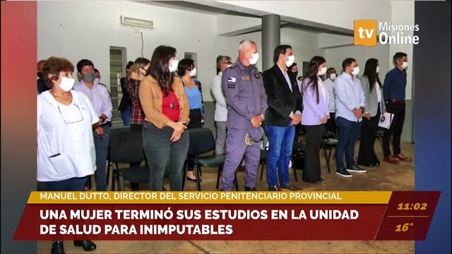 Una mujer terminó sus estudios en la unidad de salud para inimputables. Manuel Dutto, director del Servicio penitenciario provincial.