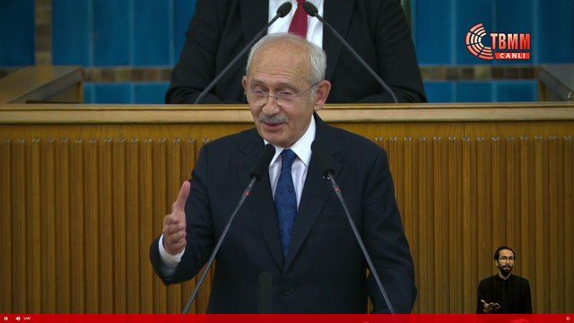 CANLI | CHP Genel Başkanı Kemal Kılıçdaroğlu, partisinin grup toplantısında konuşuyor