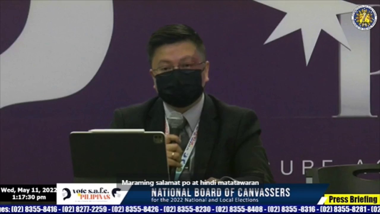 WATCH Press conference ng Commission on Elections na nakaupo bilang