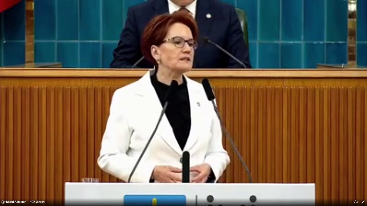 CANLI | İyi Parti Genel Başkanı Meral Akşener, partisinin grup toplantısında konuşuyor