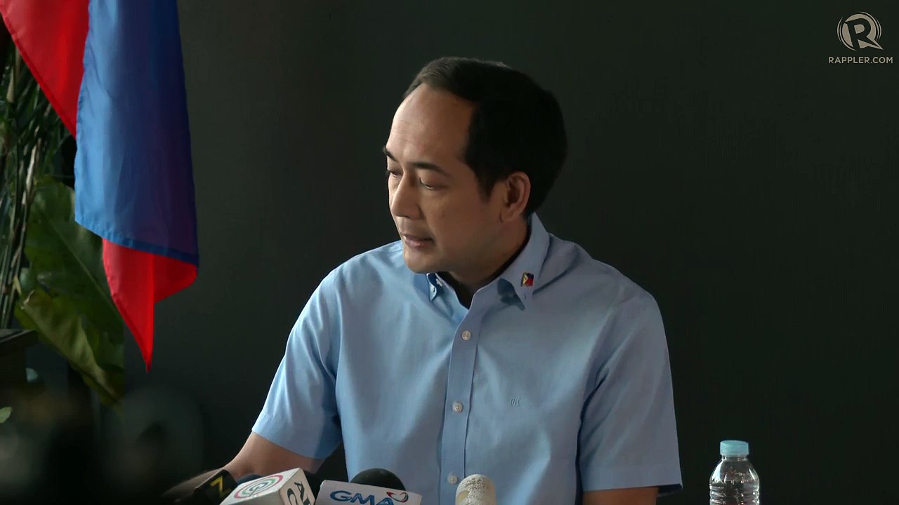 Press conference of Vic Rodriguez, spokesperson of presumptive president Marcos Jr.