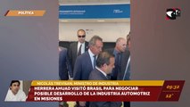 Herrera Ahuad visitó Brasil para negociar posible desarrollo de la industria automotriz en Misiones