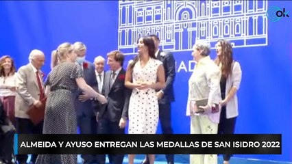 Directo: Almeida y Ayuso entregan las medallas de San Isidro 2022