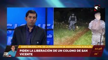 Piden la liberación de un colono en San Vicente