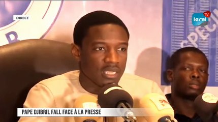 URGENT: PAPE DJIBRIL FALL FACE à la PRESSE: Accusations, Fraudes....