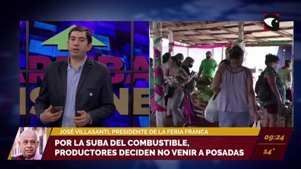 Por la suba del combustible, productores deciden no venir a Posadas