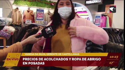Precios de acolchados y ropa de abrigo en Posadas