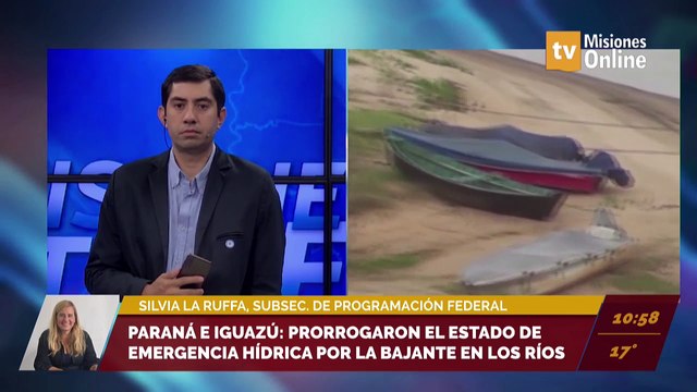Paraná e Iguazú: prorrogaron el estado de emergencia hídrica por la bajante en los ríos