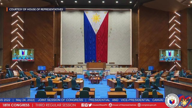 Canvassing of votes for president and vice president - May 24, 2022