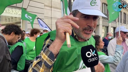 Directo Manifestación: Policías, guardias civiles y funcionarios salen a la calle contra Sánchez por el hachazo de la inflación