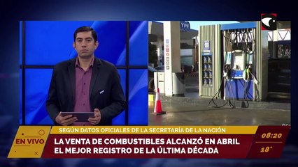 La venta de combustibles en Argentina alcanzó en abril el mejor registro de la última década