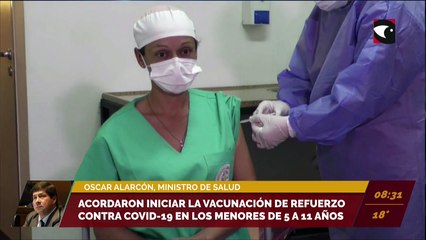 Acordaron iniciar la vacunación de refuerzo contra Covid-19 en los menores de 5 a 11 años