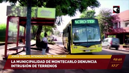 La Municipalidad de Montecarlo denuncia intrusión de terreno