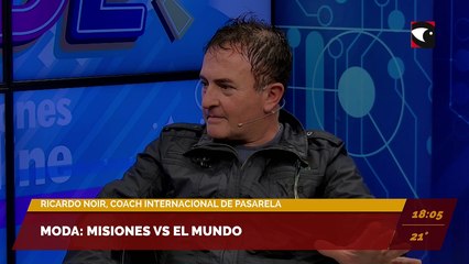 Moda: Misiones vs el mundo. Ricardo Noir, coach internacional de pasarela.