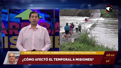 ¿Cómo afectó el temporal a Misiones?