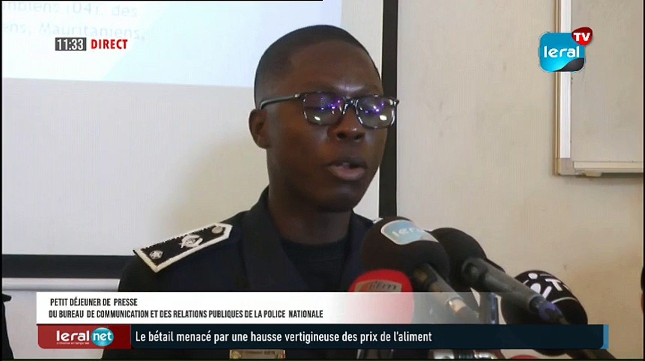EN DIRECT « Petit déjeuner de  presse » Du Bureau  de Communication et des Relations Publiques de la Police  nationale