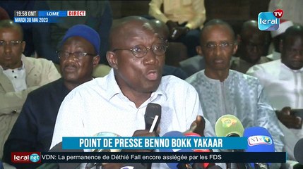 POINT DE PRESSE BENNO BOKK YAKAAR