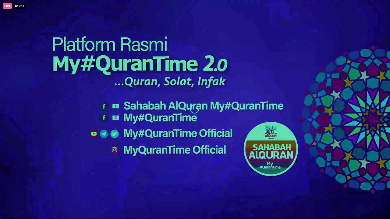 [LIVE] Episod 172 My #QuranTime 2.0 Sabtu 3 Jun 2023 Sesi Ulang Kaji Halaman 49-50 Bersama Tokoh Ilmuan My #QuranTime #QuranSolatInfak World #QuranHour