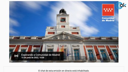 DIRECTO: Díaz Ayuso preside la reunión del consejo de Gobierno