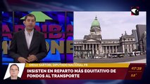 Insisten en reparto más equitativo de fondos al transporte