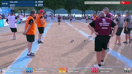 Vendredi 17 Juin / Ligue Sport-Boules M1 / Aix les Bains / Partie Rapproché