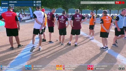 Vendredi 17 Juin / Ligue Sport-Boules M1 / Aix les Bains / Partie Rapproché