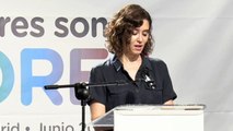 Isabel Díaz Ayuso en la celebración del Día de la ONCE en Madrid