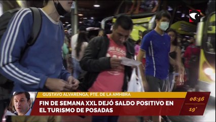 Fin de semana XXL dejó saldo positivo en el turismo de Posadas