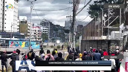 #EnVivo | Continúan fuertes protestas en #Quito - #Ecuador | #21Jun - #VPItv