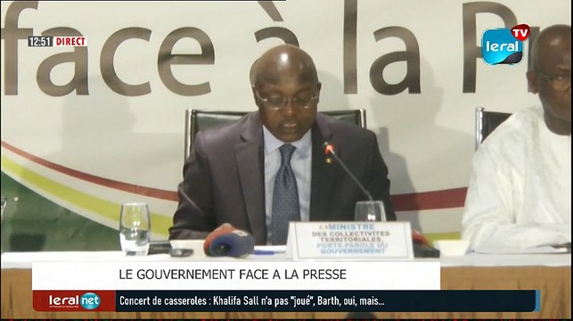 LE GOUVERNEMENT FACE A LA PRESSE #LERAL