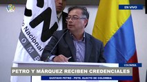 #EnVivo | Entrega de credenciales a #Petro y #Márquez como Pdte. y Vicepdte. de #Colombia - #VPItv