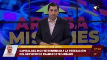 Empresa de colectivo renunció a la prestación del servicio de transporte urbano