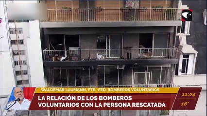 ¿Cómo actuar en caso de un incendio? Waldemar Laumann, presidente de la Federación misionera de bomberos voluntarios