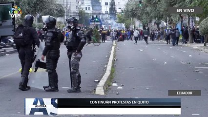 #EnVivo | Continúan fuertes #protesta en #Quito - #Ecuador | #24Jun - #VPItv