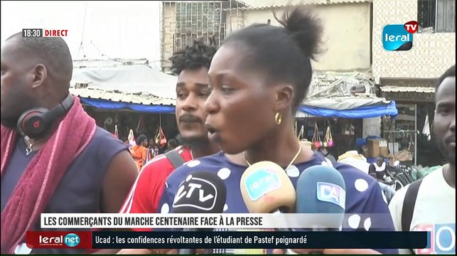 MANIFESTATION DU 29 JUIN : LES COMMERÇANTS DU MARCHE CENTENAIRE FACE A LA PRESSE