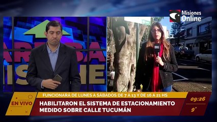 #Tránsito | Habilitaron el sistema de estacionamiento medido sobre calle Tucumán