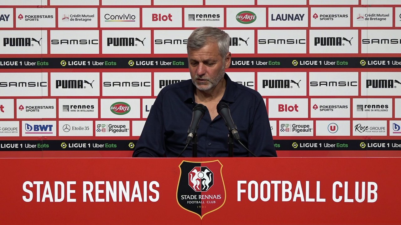 Conference de presse de reprise avec Bruno Genesio