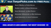 Live Expert UFC MMA Picks - Predictions, 7/1/2022 Odds & Betting Tips | Tonys Picks