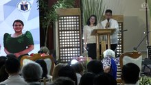 Turnover rites: Vice President Sara Duterte visits the Department of Education