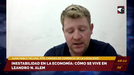 Boom de ventas por el Black friday en Alem. Juan Pablo Velona, presidente de la cámara de comercio de Leandro N .Alem
