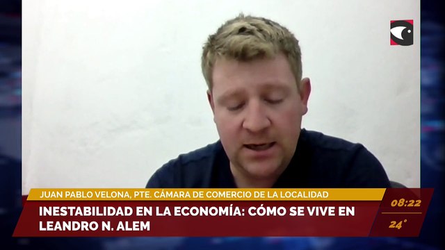 Boom de ventas por el Black friday en Alem. Juan Pablo Velona, presidente de la cámara de comercio de Leandro N .Alem