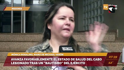 Cómo avanza el estado de salud del cabo lesionado en un "bautismo" del ejército