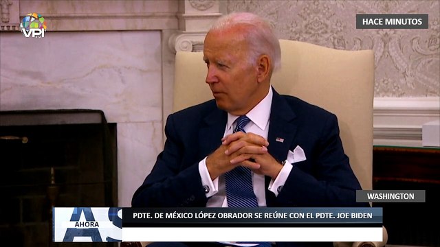 Pdte. de México López Obrador se reúne con el Joe Pdte. Biden en Washington - 12Jul - VPItv