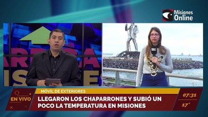 #Pronóstico | Llegaron los chaparrones y subió un poco la temperatura en Misiones