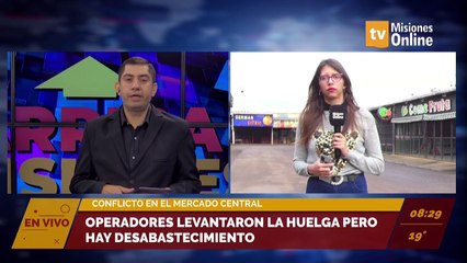 Se resolvió el conflicto en el mercado central de Posadas. Operadores levantaron la huelga pero hay desabastecimiento