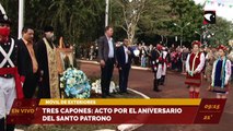 Tres capones: acto por el aniversario del santo patrono