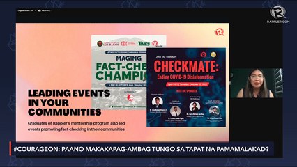 #CourageON: Paano makakapag-ambag tungo sa tapat na pamamalakad?